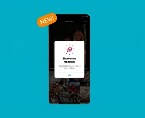 Instagram amplía los carruseles a 20 fotogramas