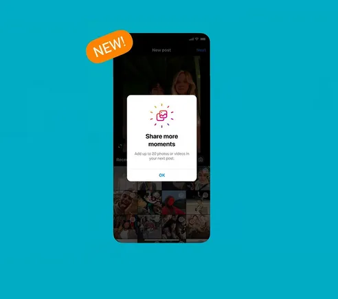 Instagram amplía los carruseles a 20 fotogramas