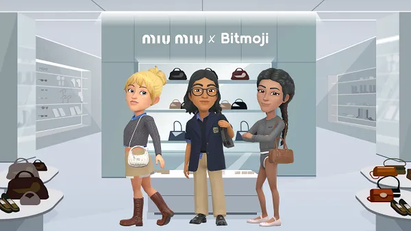 Snapchat agrega bolsos Prada y Miu Miu para Bitmoji