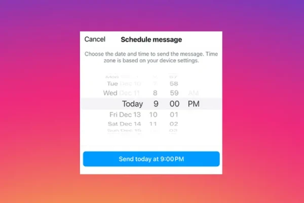 Pruebas de Instagram DM programados | Las redes sociales hoy