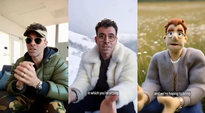 Vistas previas de Instagram próximos elementos de vídeo AI