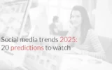 20 predicciones para las redes sociales en 2025 [Infographic]