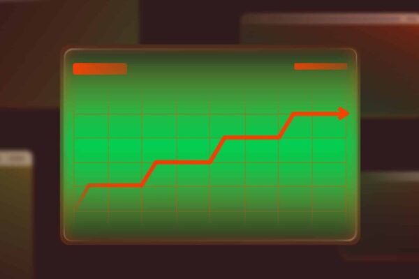 Kinsta: Graph with upward trend