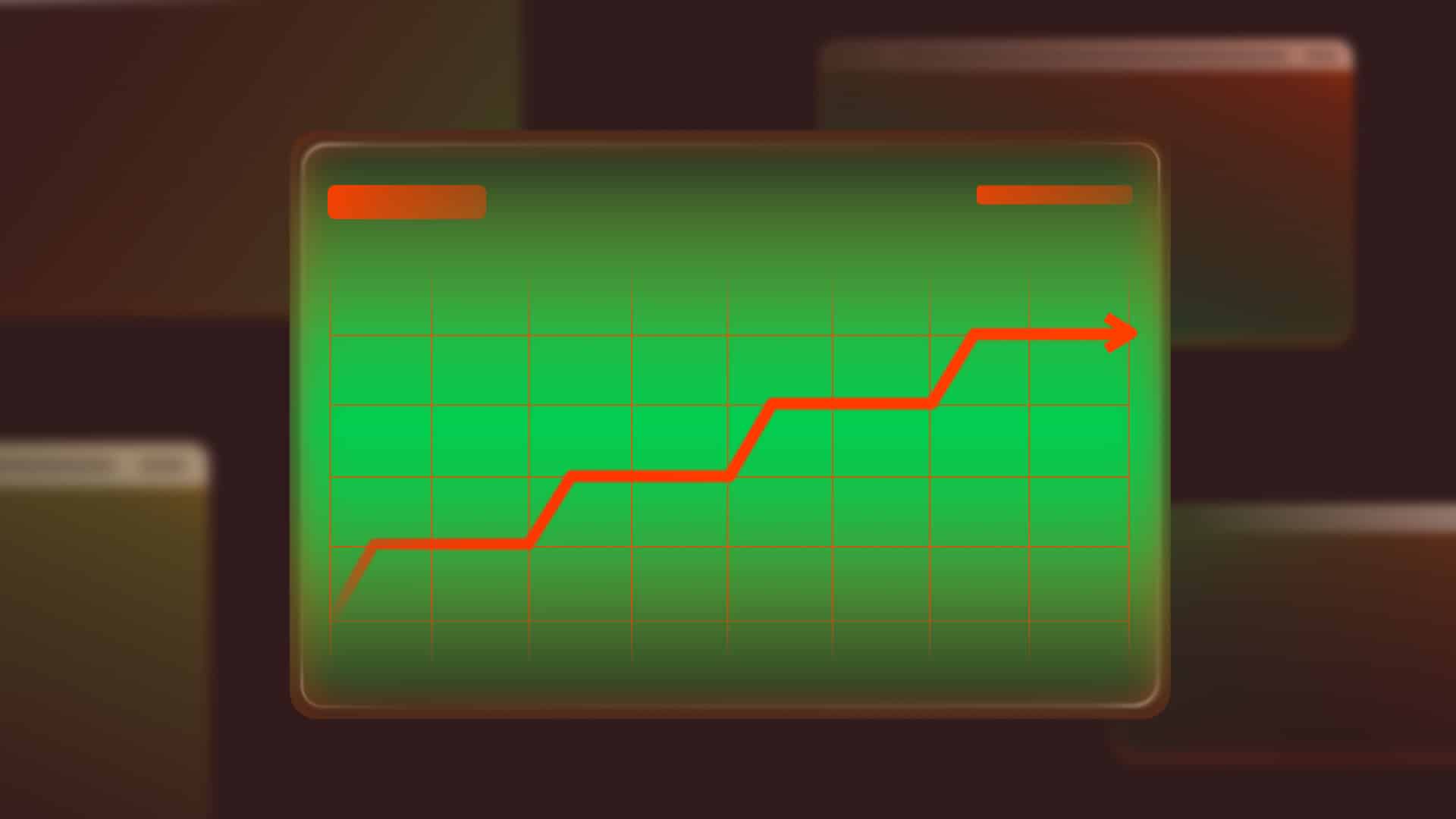 Kinsta: Graph with upward trend