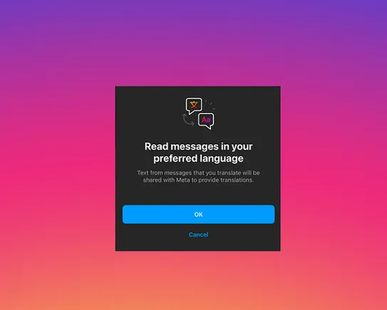 Instagram agrega traducción en la transmisión para DMS