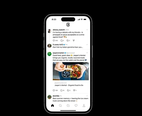 Meta anuncia prueba inicial de anuncios en hilos