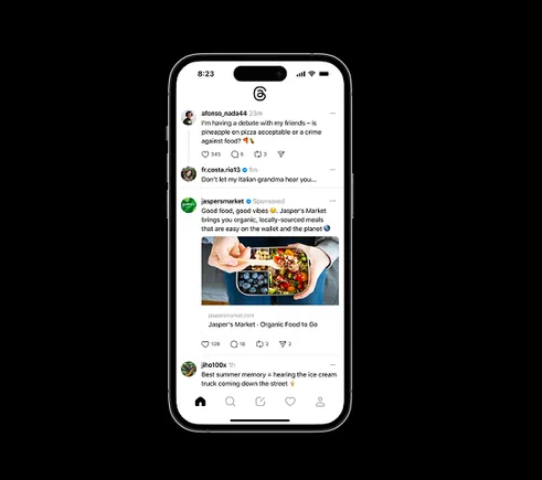 Meta anuncia prueba inicial de anuncios en hilos