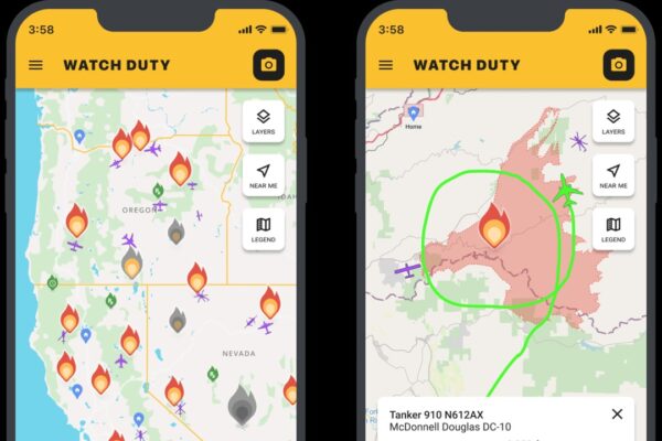 Watch Duty se descargó 2 millones de veces durante los incendios de Los Ángeles de esta semana