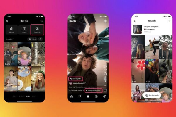 Instagram's new Reels Templates
