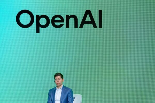 Open AI Chief Executive Officer Sam Altman speaks during the Kakao media day in Seoul.