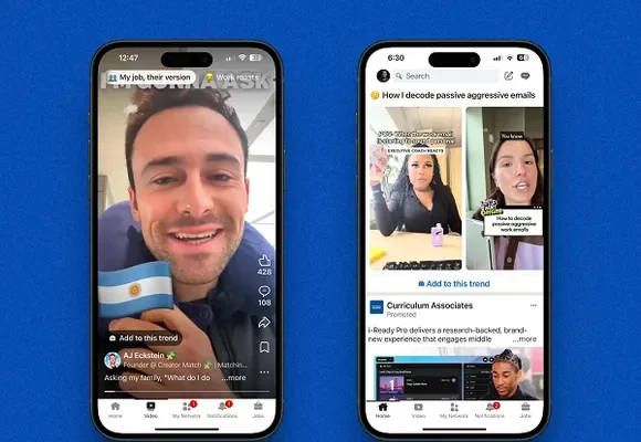 LinkedIn prueba las tendencias de video para alentar la participación de los miembros