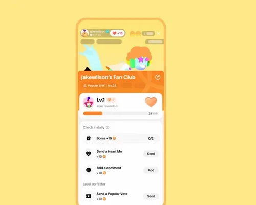 Tiktok busca gamificar el compromiso en vivo con clubes de fanáticos