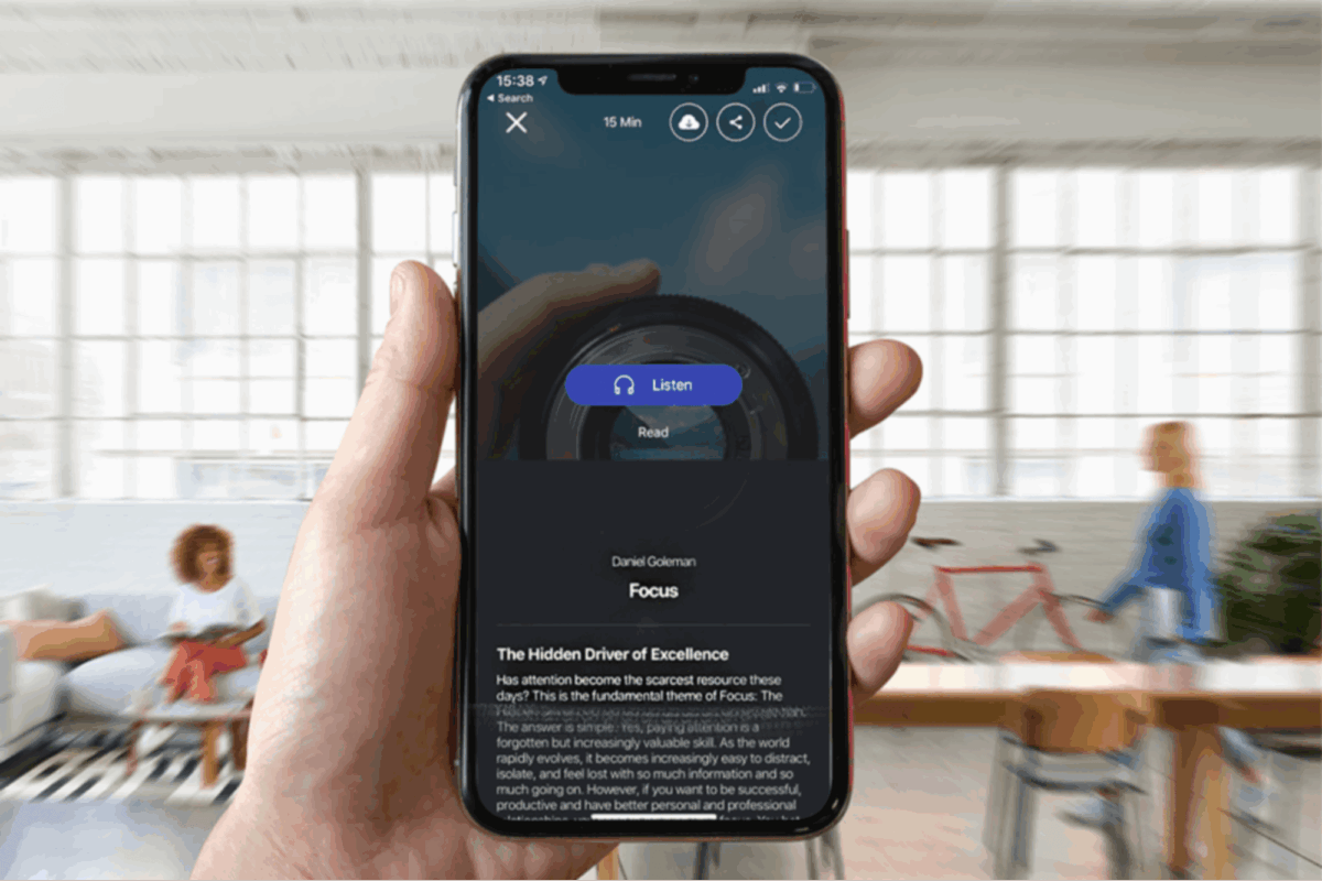 Exprima todo un libro de negocios en su descanso para almorzar