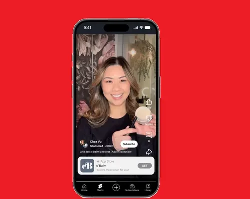 YouTube agrega promociones de aplicaciones personalizadas para pantalones cortos