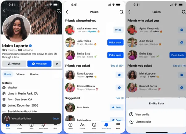 Facebook está tratando de hacer que los Pokes ocurran (de nuevo)