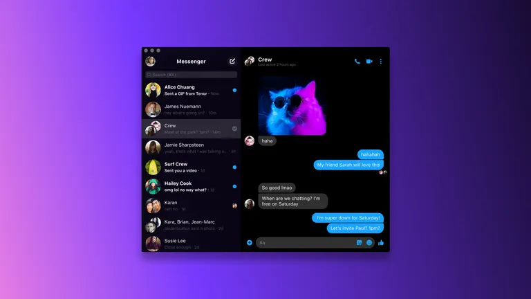 Meta cierra la aplicación Messenger para Windows y Mac
