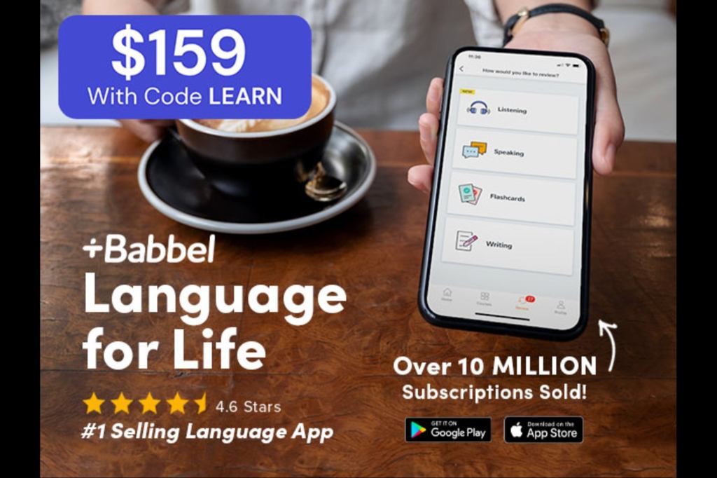 Obtenga acceso de por vida a todos los idiomas de Babbel a través de esta oferta especial